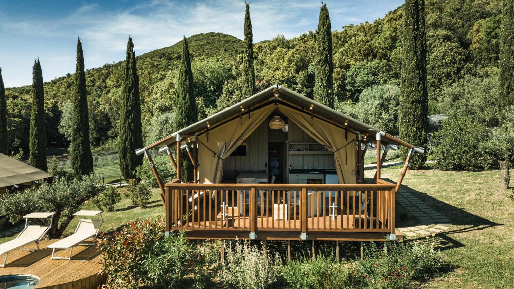 Glamping Le Tegole Hotel Riparbella Luaran gambar